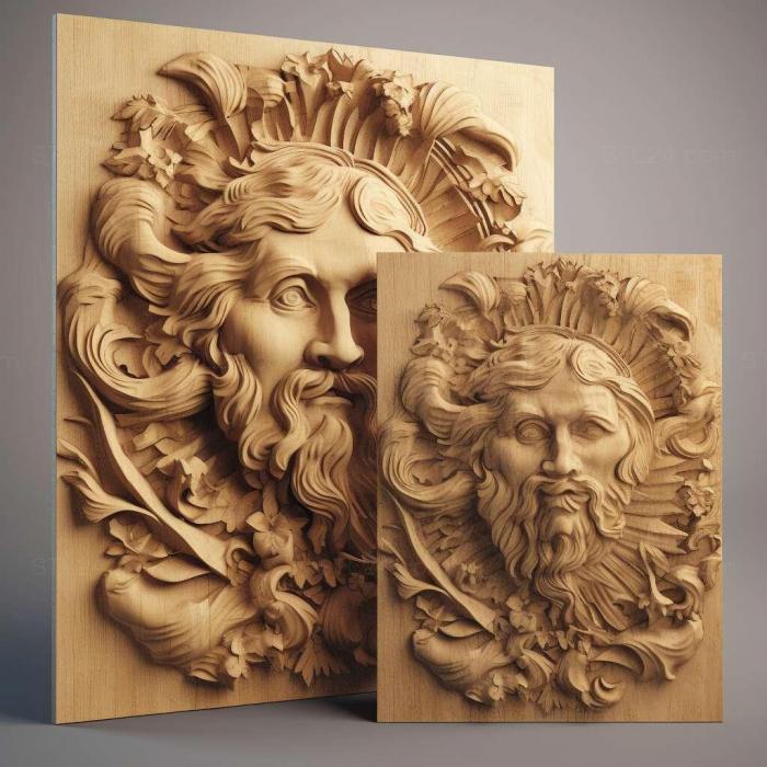 Patterns and decorations (set 3, PATTERN_483) 3D models for cnc